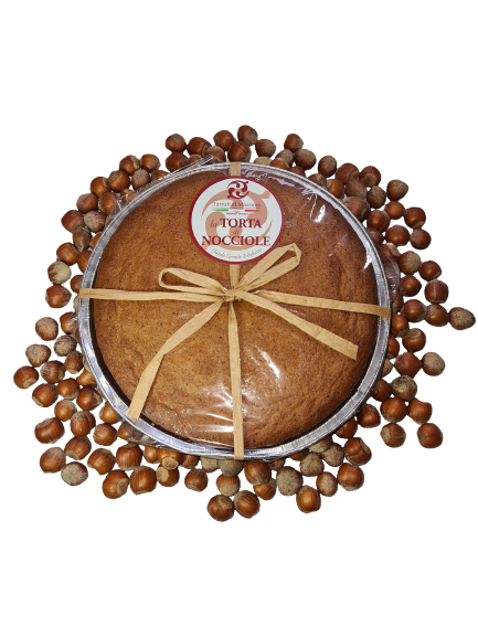 Torta con Nocciole Tonda Gentile Trilobata