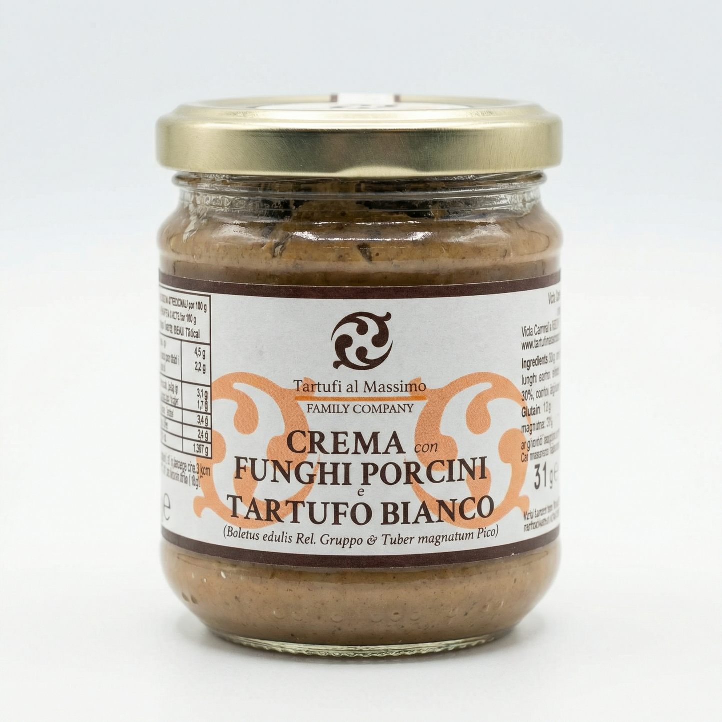 Cream with Porcini Mushrooms and White Truffle