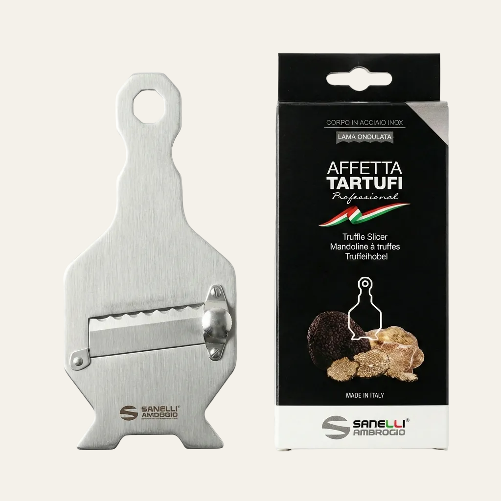 Trancheuse à Truffes en Inox – Lame Ondulée