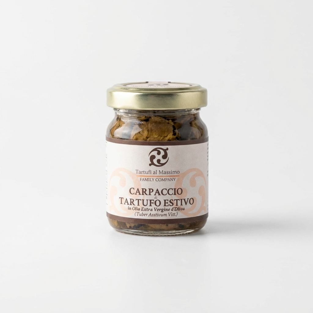 Black Summer Truffle Carpaccio in “Extra Virgin Olive Oil”