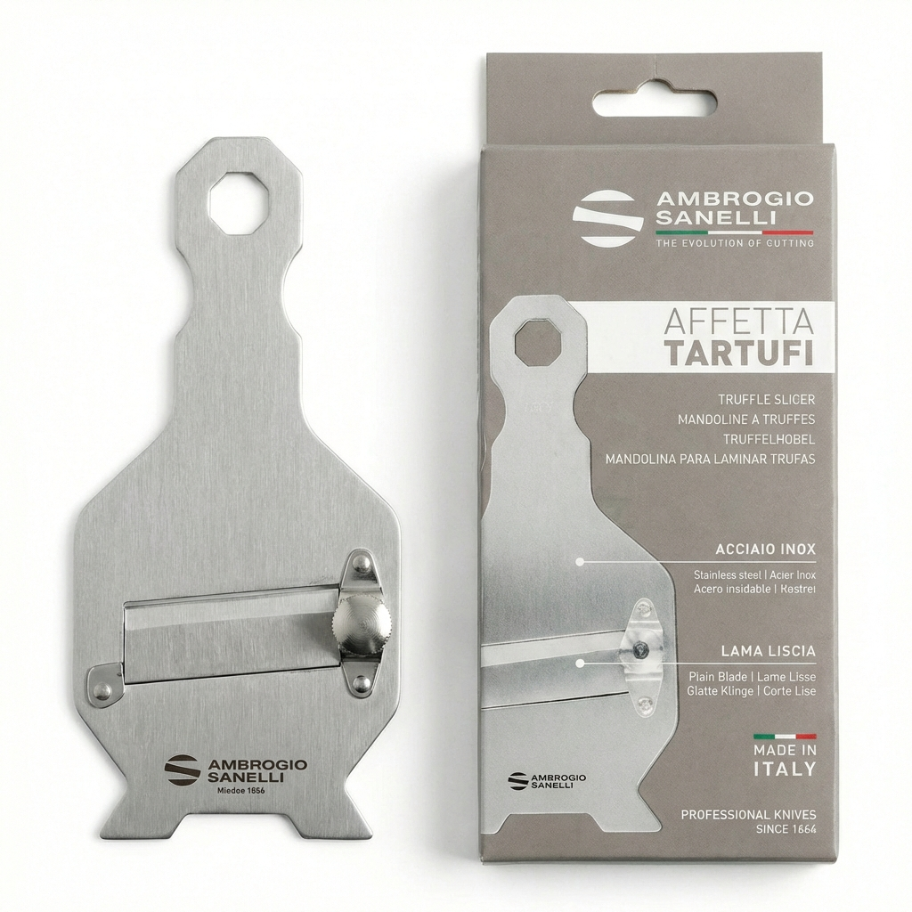 Trancheuse à truffes en acier inoxydable – Lame lisse