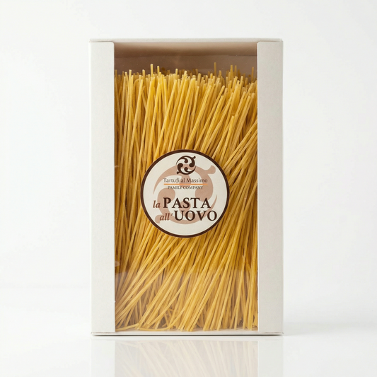 Tajarin (Tagliolino) tartiné d'oeuf